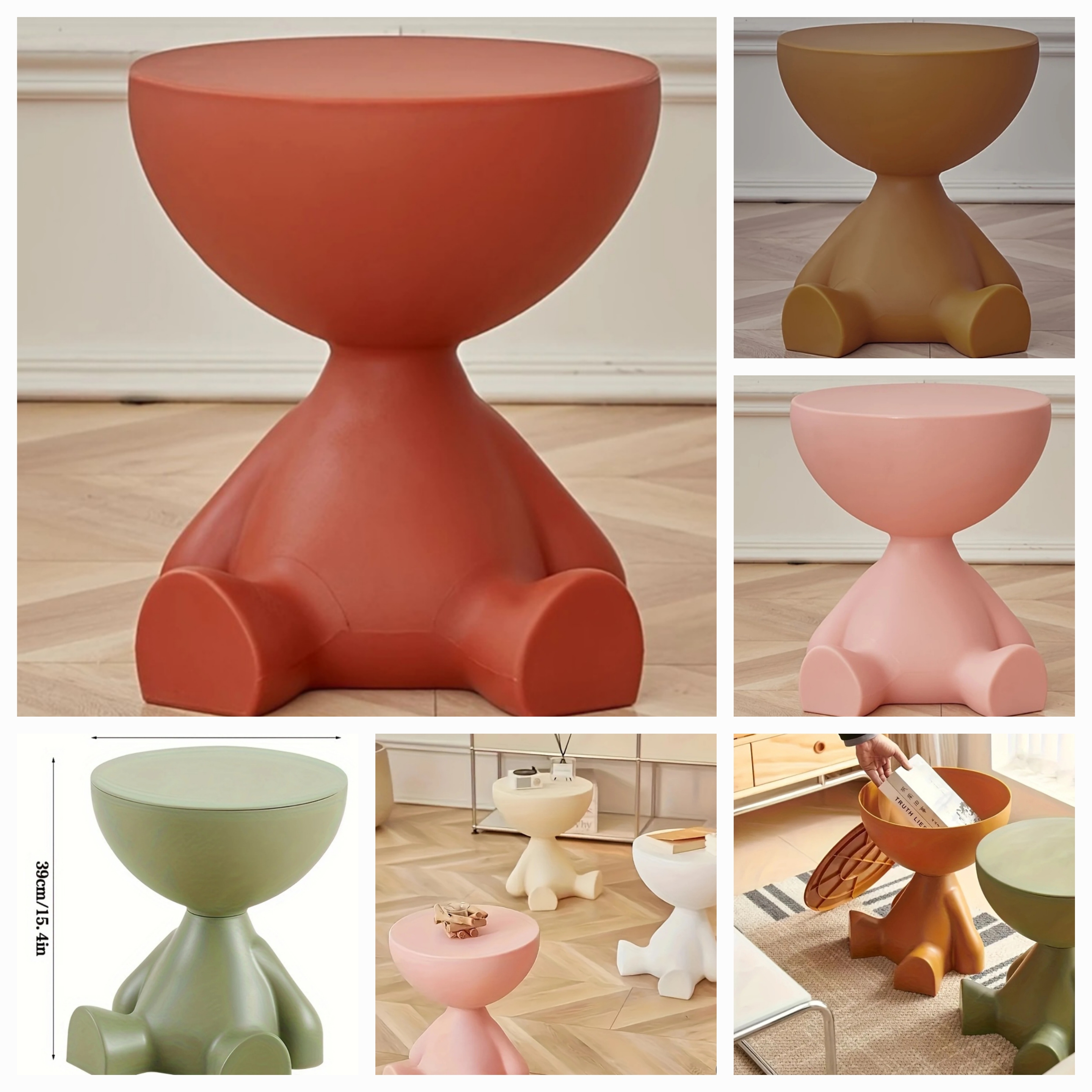 Grappige en speelse bijzettafeltje